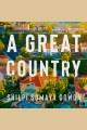 A great country : a novel  Cover Image